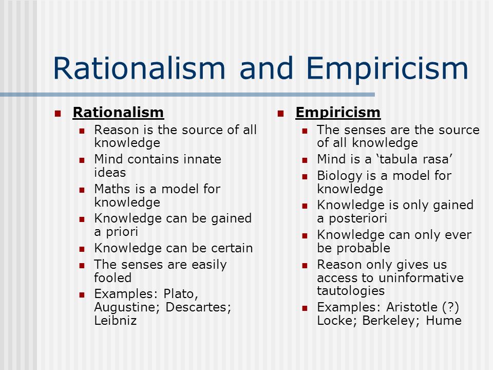 Structural Rationalism